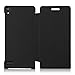 kwmobile Practical and chic FLIP COVER case for Huawei Ascend P6 in black