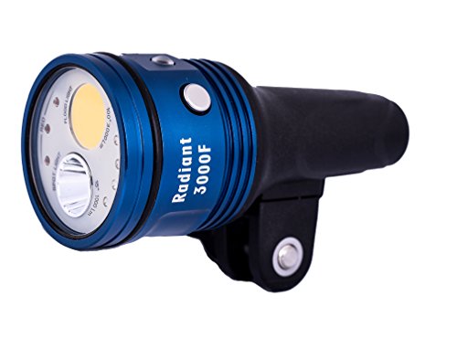 Fantasea Radiant 3000F (3000 Flood / 1000 Spot Lumens) Underwater Video Light