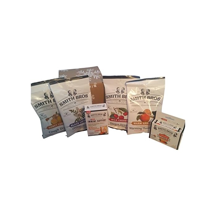 Buy Smith Brothers Cough/Throat Drop, Health Support 6 Piece Bundle, 30
