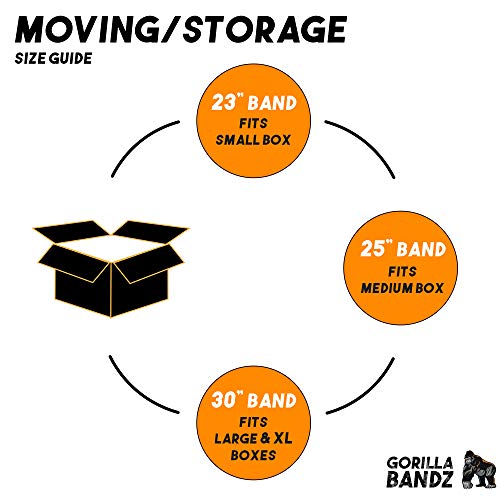 Tuffex Trash Can Bag Bands (30" Bands (5 Pack) Fits 9596 Gallon