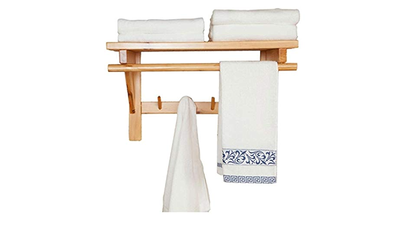 LULUDP Toalleros Balcón de baño Perforado Multiusos Colgante ...