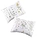 Wake In Cloud - Floral Pillow Cases, 100% Cotton Fabric, Flower Cottagecore Botanical Cute Pattern Printed, Set of 2 Pillowcases Pillow Shams Covers, Yellow Green, Standard Size 20x26 Inches