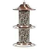 Perky-Pet 325C 2-Tier Copper Panorama Bird Feeder