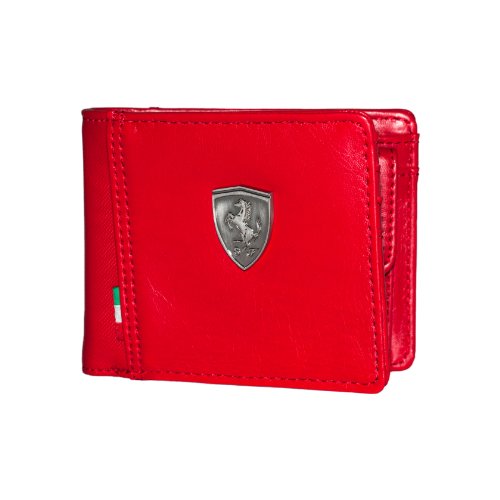 puma ferrari wallet brown