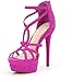 Jessica Simpson Womens Rozmari Open Toe Casual Strappy Sandals, Purple, Size 7.5