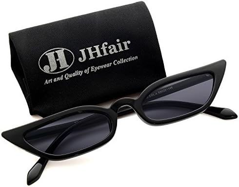 Jhfair Small Frame Designer Clout Goggles Fashion Cat Eye Sunglasses for Women