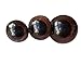 TOPWEL 100PCS Brown Plastic Safety Eyes for Sewing Crafting Buttons for Bear Doll of DIY (12MM)