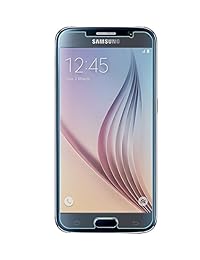 [3-Pack]-Señor Shield para Samsung Galaxy S6 [] Protector de visualización [0,3 Mm Ultra Delgada Dureza 9H 2.5d Round Edge] de vidrio templado con Garantía reemplazo de por vida
