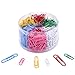 Dxg 450 Pieces Colored Paper Clips, 28mm, 50mm, Assorted Colors