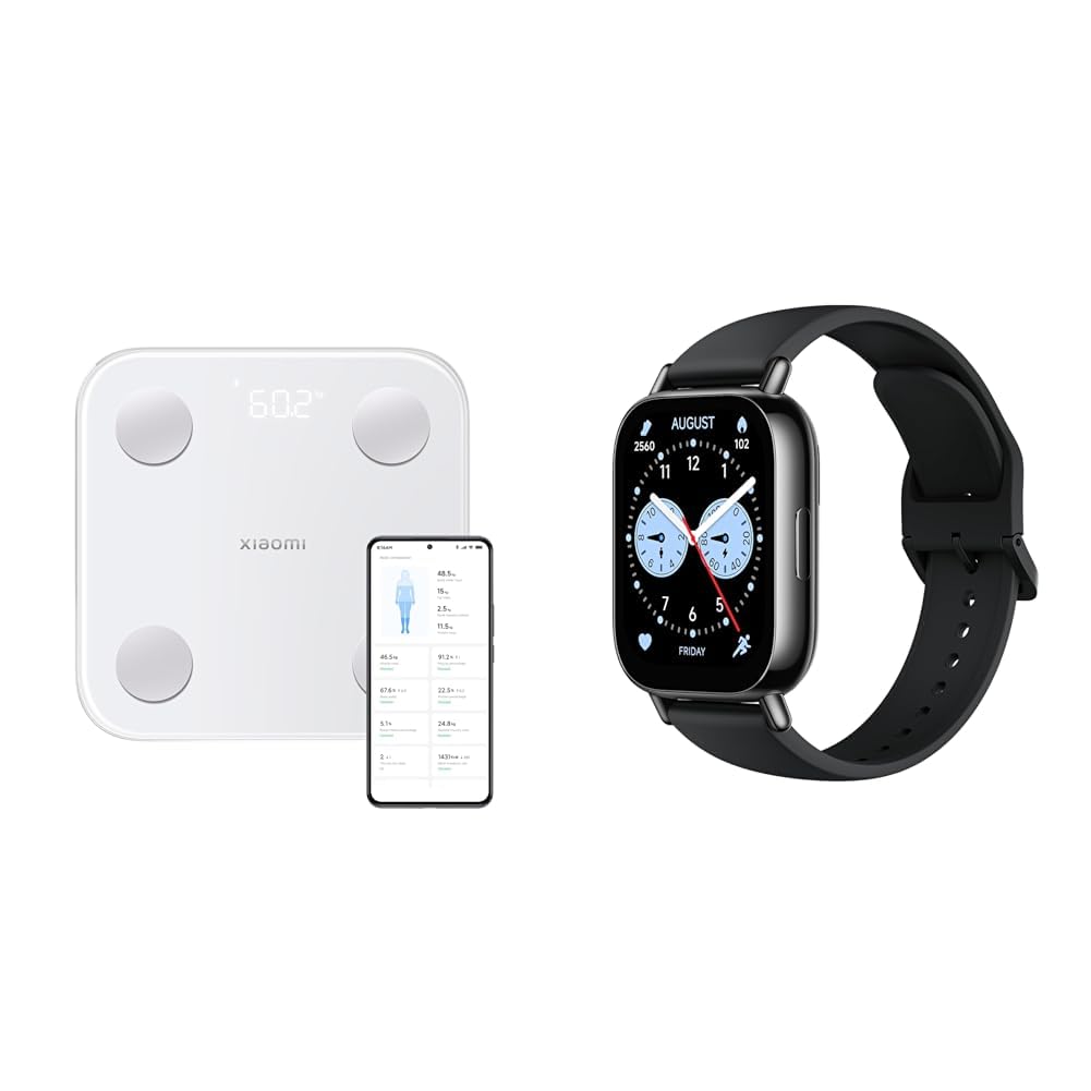 Xiaomi Body Composition Meter S400 Set Smartwatch Redmi Watch 5 Lite Black