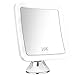 Lanverie Led Mirror, 10x LED Magnifying Makeup Mirror, Bathroom Shaving, Wall Mounted Shower Mirror, Strong Suction Cup, 360 Rotation, Square