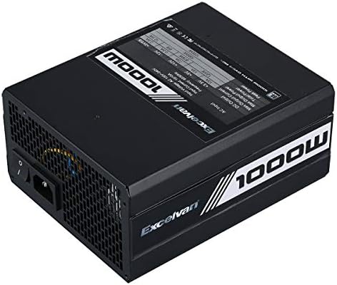 Computer Modular Power Supply/PSU for PC/Desktop/Gaming Computer,1000 Watt 80+ Bronze Certified PSU with Silent 140mm Fan,3-Year Warranty