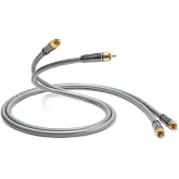 QED Performance Audio 40 Interconnect &ndash; 1.0m | Cold weld termination for low resistance, New spring-loaded Fort&eacute; pin for improved contact