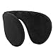 Metog Winter Outdoor Earmuffs Fleece Ear Warmer Black