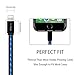 iPhone Charger,iCrius Powerline 4ft Visible Flowing Lightning Cable LED Charging&Sync Data Cords for iPhone 7/7 Plus/ 6/ 6 Plus/ 6s/ 6s Plus /5/5s/SE iPad/iPod/Beats Pill+ and More,1.2M(Blue)