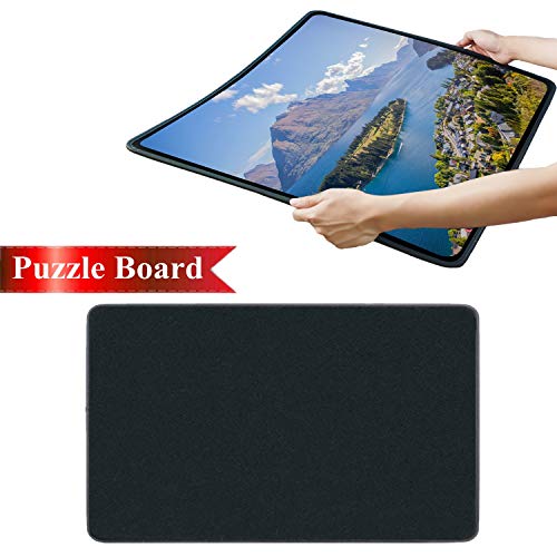 Puzzle Board Jigsaw Mat Smooth Puzzle Plateau Functional Sturdy Portable Board Work Separate Movable Jigsaw Puzzle Board up to 1000 Pieces by Ditome