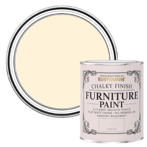 Rust-Oleum RO0070003G1 - Calcareo Finalizar Muebles Pintura - Crema Coagulada - 750Ml