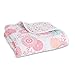 aden + anais Tea Collection Dream Blanket, 100% Cotton Muslin, 4 Layer lightweight and breathable, Large 47 X 47 inch, Global Garden