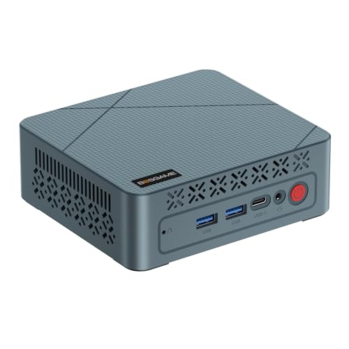 BOSGAME Mini PC E3 Neo, Intel Alder Lake N95 (Até 3.4GHz), 16GB RAM DDR4, 512GB SSD NVMe, Windows 11 Pro, LAN 2.5G, 3 Monitores 4K, WiFi 5, Computador Desktop para Home Office e Estudos