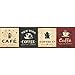 York Wallcoverings EB8900B Border Book Coffee Signs Border, Cream/Browns