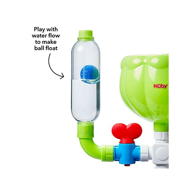 Nuby Wacky Water Works Pipes Bath Toy for 3 Year Olds