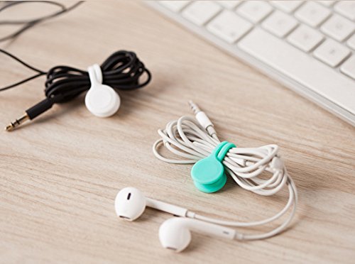 QICI Strong Magnetic Twist Ties,Winder Cable Organizer,Unique Fidget Cable Management,16 Pack Multi Color - Thumbnail 6