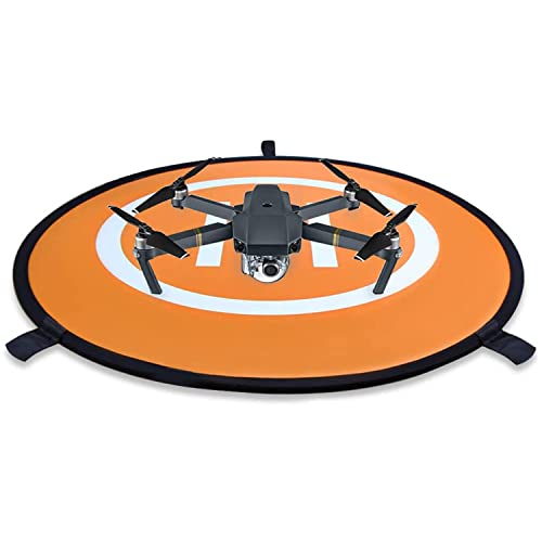 Drone Landing Pads, KINBON Waterproof 30'' Universal Landing Pad Fast-fold Double Sided Quadcopter Landing Pads for RC Drones Helicopter DJI Spark Mavic Pro Phantom 2/3/4 Pro Inspire 2/1 3DR Solo