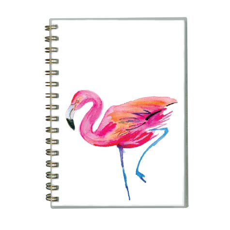 A5 Wiro Bound Notebook - Flamingo