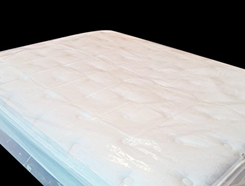 SPRINGROSE Heavy Duty 4 Mil Extra Thick Mattress Bag- Large Enough For Pillow Top, Extra Long or Standard Queen Size. Extremely Durable and Perfect for Moving and Long Term Storage.