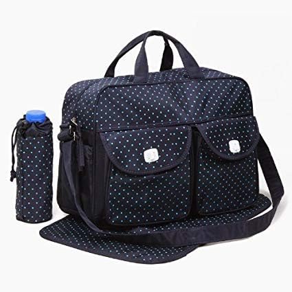 Goofybuy Waterproof Baby Nappy Changing Bags, Navy Blue - 3 Pieces