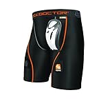 Shock Doctor Youth Core Compression Hockey Shorts with Bio-Flex Cup, X-Small
