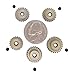 48P Pinion Gear Set 21T 22T 23T 24T 25T 3.175mm RC Motor, 5 Pcs 48 Pitch Gears RC Upgrade Part with Screwdriver
