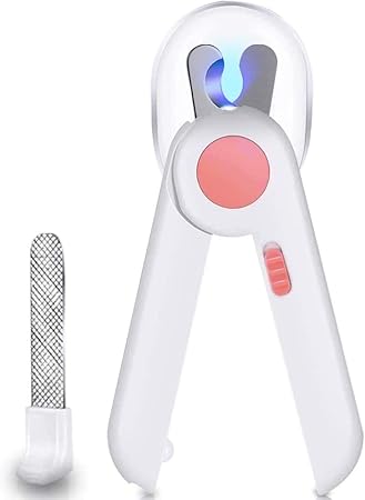 Amazon 年最新版 Ledライト付きの猫用爪切りとトリマーは 切り過ぎを防止し 猫と犬用の爪切り 事故のない 痛みのない 安全なペット用グルーミングツール 爪のケア用のプロのペット用爪切り Lushmily 爪切り ネイルケア 通販