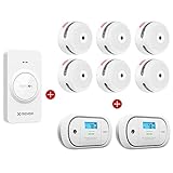 X-Sense Wireless Interconnected Smoke Detector Fire