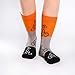 Good Luck Sock Women's Dogs Riding Bikes Crew Socks Orange 5-9