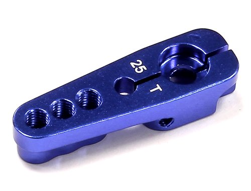 Integy RC Model Hop-ups C25049BLUE Billet Machined Alloy 25T Steering Servo Horn for Axial 1/10 Wraith Rock Racer