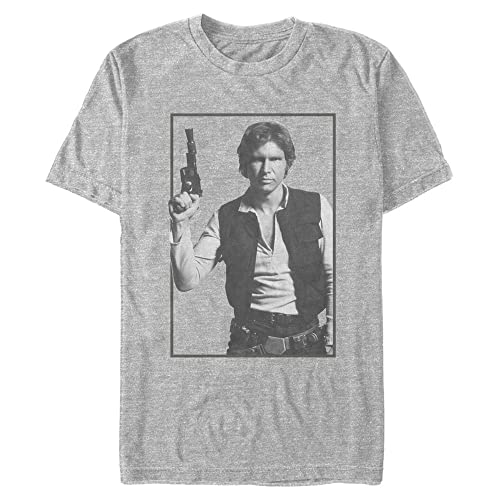 Star Wars Box Solo Tall Men's Tops Short Sleeve Tee Shirt Athletic Heather