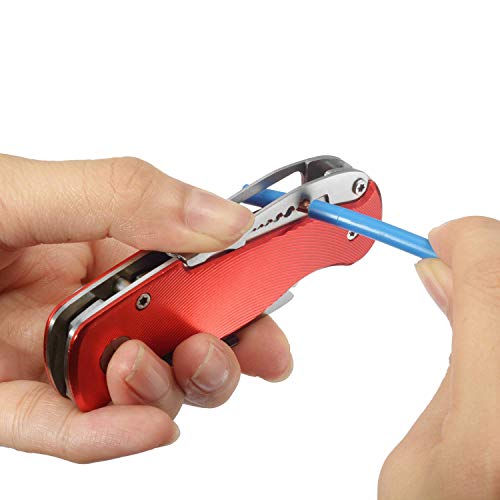 edcfans Folding Utility Knife, Pocket Knife/Box Cutter/Wire Stripper