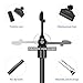 POPETPOP 26in Aquarium Aluminum Alloy Scraper with 10 Replaceable Scrapers for Glass Fish Tank (Black)