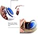3 Pair Gel Heel Cups Plantar Fasciitis Inserts - Silicone Gel Heel Pads for Heel Pain, Bone Spur & Achilles Pain, Gel Heel Cushions and Cups, Pad & Shock Absorbing Support (Blue, Large)