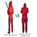 Csdo Unisex Dali Role Playing LA CASA De Papel Money Thief Set Jumpsuit and Mask (Dali Mask&Clothing XL)