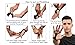 FNBX FlickGlove Basketball Shooting Aid, Training Equipment for Improving Shot and Form, Set of 3 Silicone Strap Resistances, White, Black and Orange