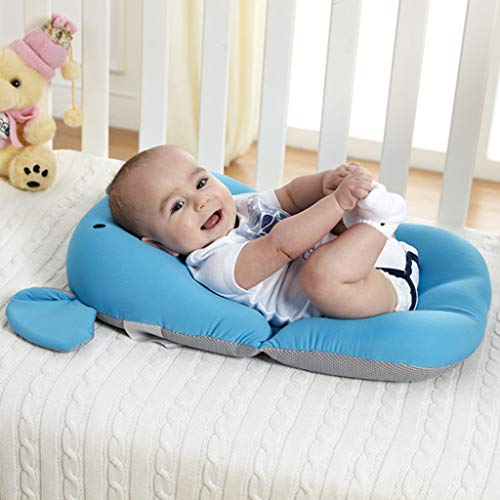 Soft Baby Bath Pillow,Beautyolove Infant Floating Anti-Slip Lounger Air Cushion Seat Tub Support Bather Bathtub Pad (L)