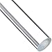 Acrylic Round Rod, Transparent Clear, Meets UL 94HB, 7/8
