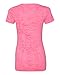 Next Level Womens Burnout Deep V Tee 6540 -NEON PINK 2XL