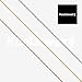Kooljewelry Solid 14k Yellow, White or Rose Gold 0.7mm Thin Rope Chain (14, 16, 18, 20, 22, 24 or 30 inch)