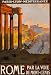 Rome Italy Tourism Travel Vintage Ad Poster Print - 13x19