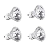 Mandala Crafts Replacement Bulb for Candle Warmer, Scent Wax Burner, Fragrance Melt; Halogen 120v 25-watt GU10, 4 Packs