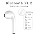 Bluetooth Earbuds, White Wireless Earbuds in-Ear Headphones Hands Free Noise Cancelling Headset Compatible with iPhone XR X 8 8plus 7 7Plus 6 6plus Samsung Galaxy S9 S8 Huawei & Other Android Divicesthumb 2