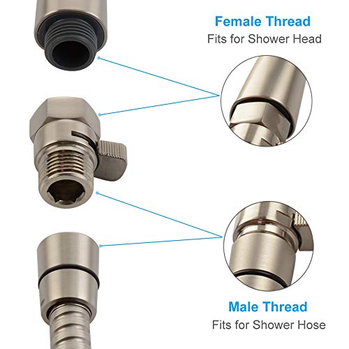 Water Flow Restrictor, APLusee Brass Shower Head Pressure Reducer